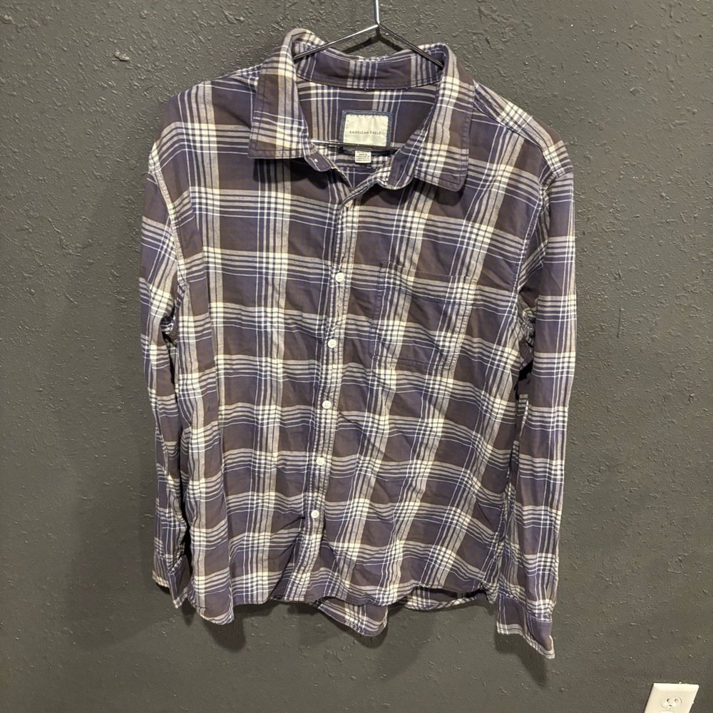 Men's American Eagle Plaid Shirt